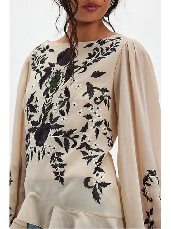 Free People Tops - Free People World’s Apart Blouse NWT Size S